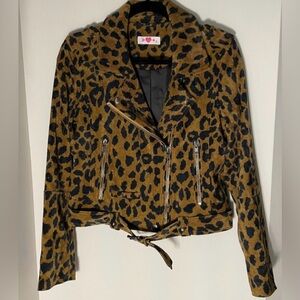 Corduroy Leopard Moto Jacket! 🐆
